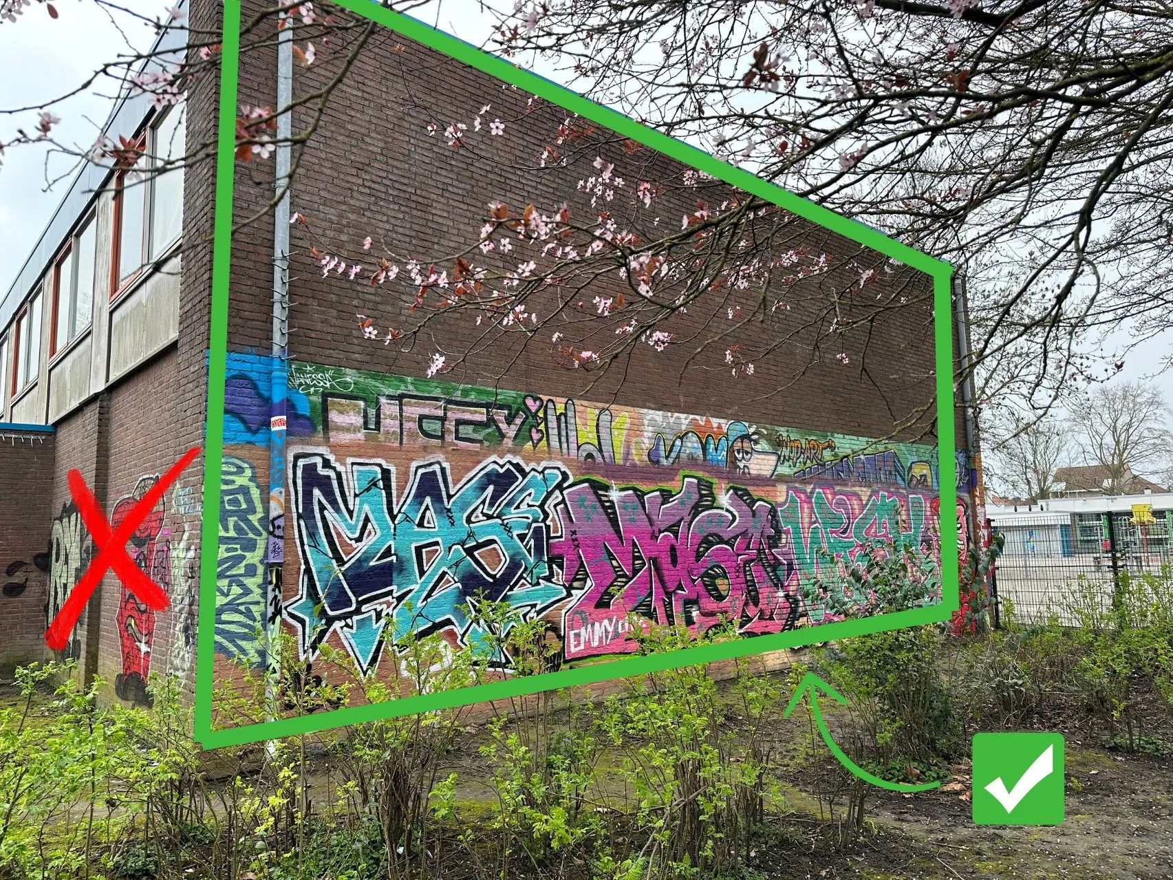 graffiti muur