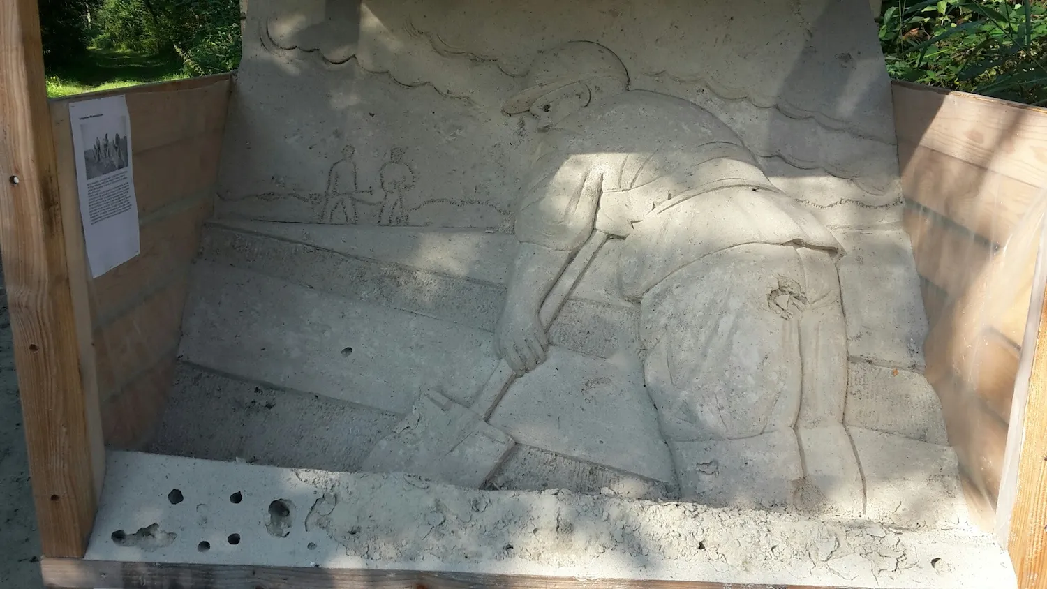 greppelgraver beschadigd