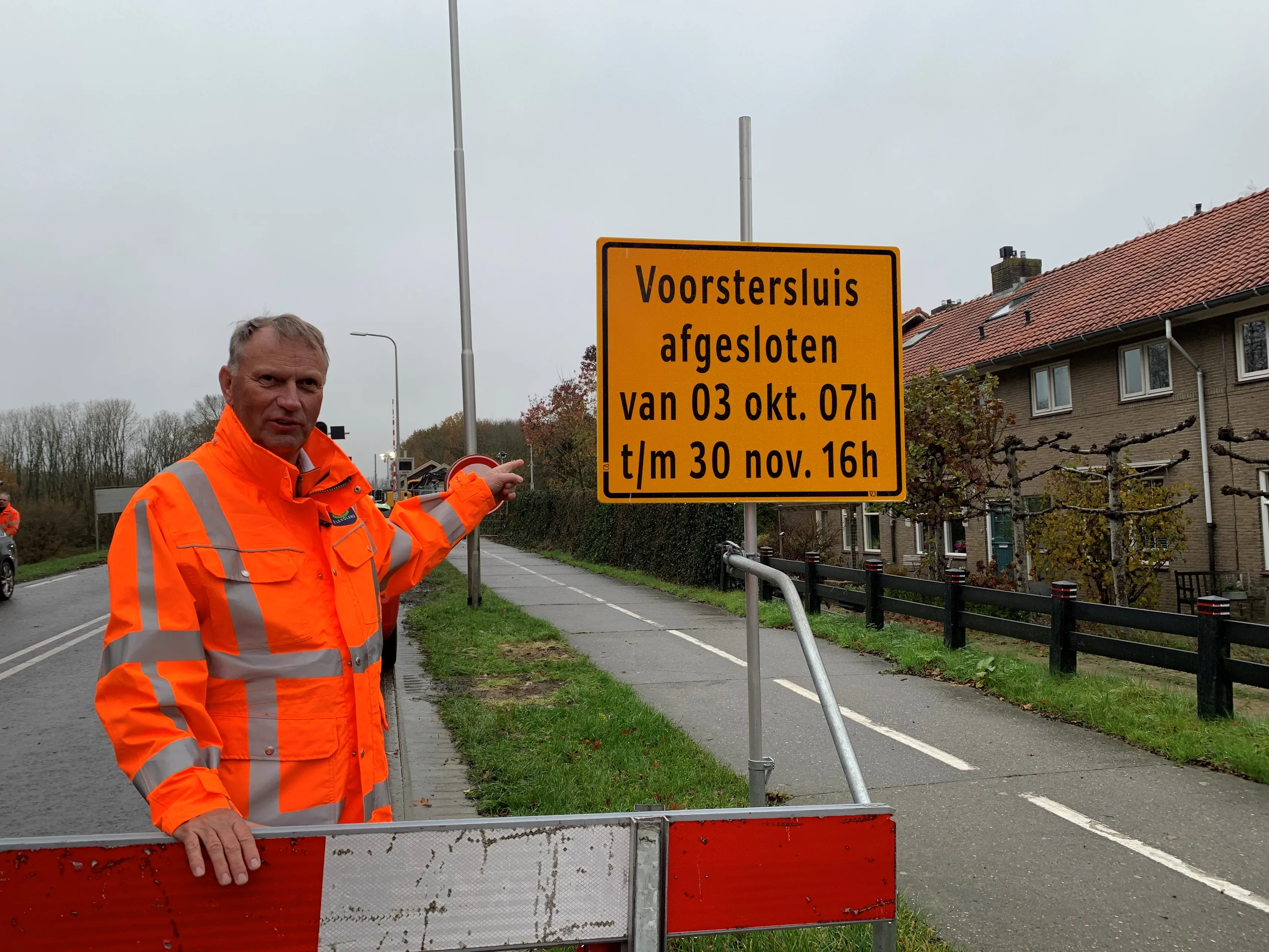 jan de reus openstellen weg voorstersluis