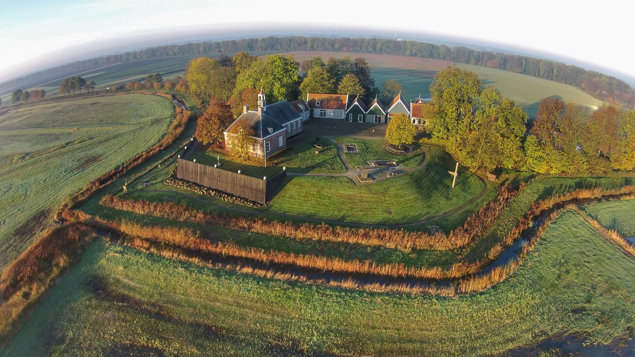 luchtfoto schokland