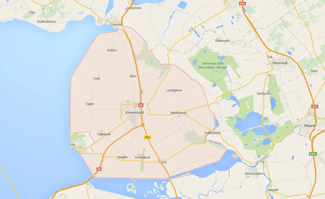 noordoostpolder mapsgoogle