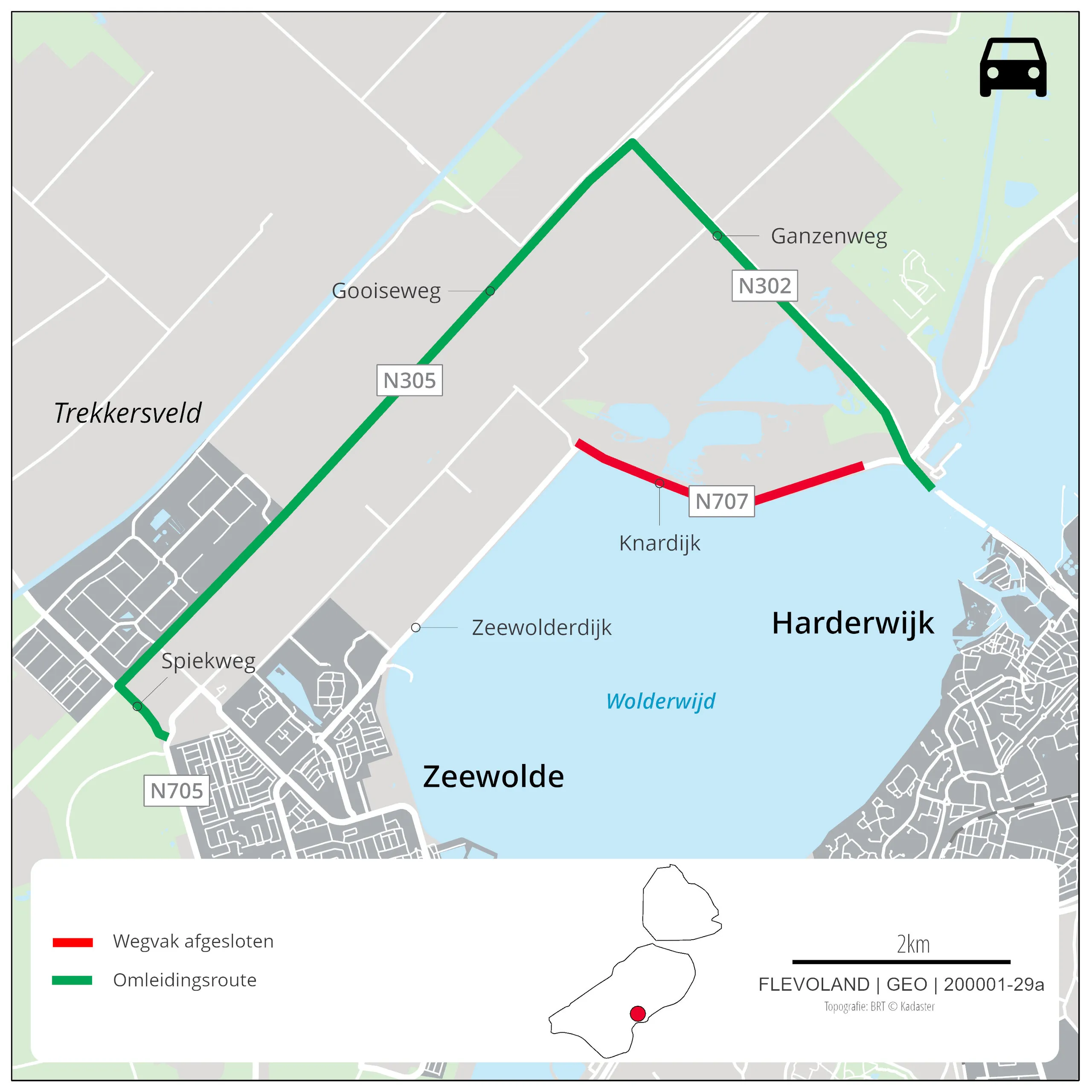 omleiding knardijk sept okt 2021