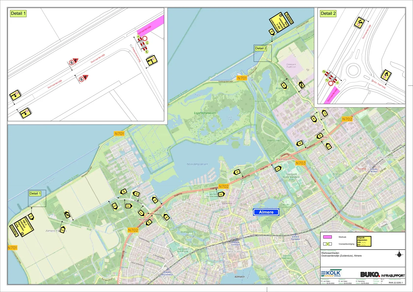 omleidingstekening zuidersluis