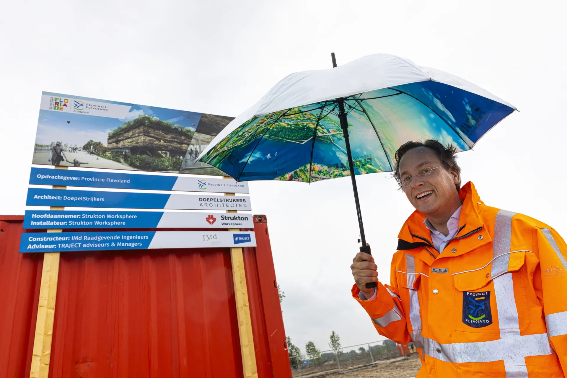 onthulling bouwbord food forum gedeputeerde appelman
