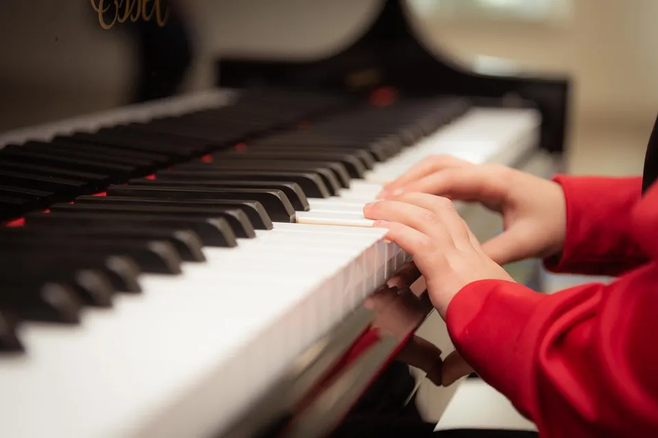 piano pianoles kind pixabaycom