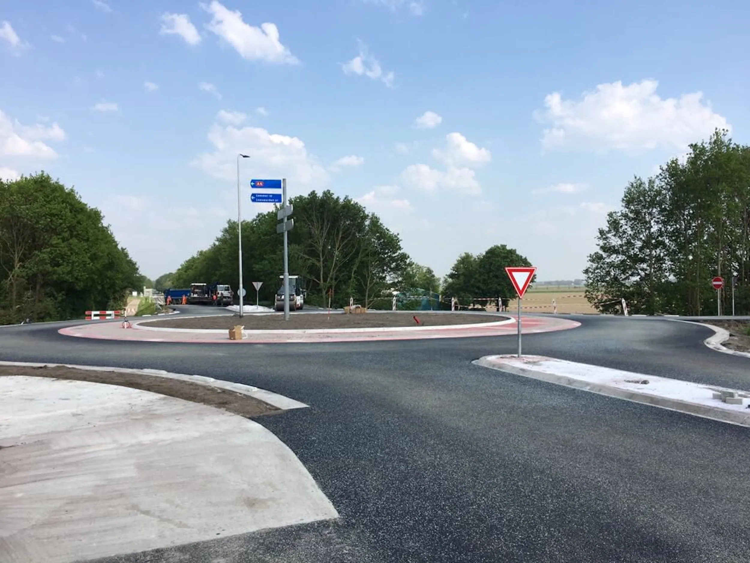 rotonde a6 afrit bant at flevowegen