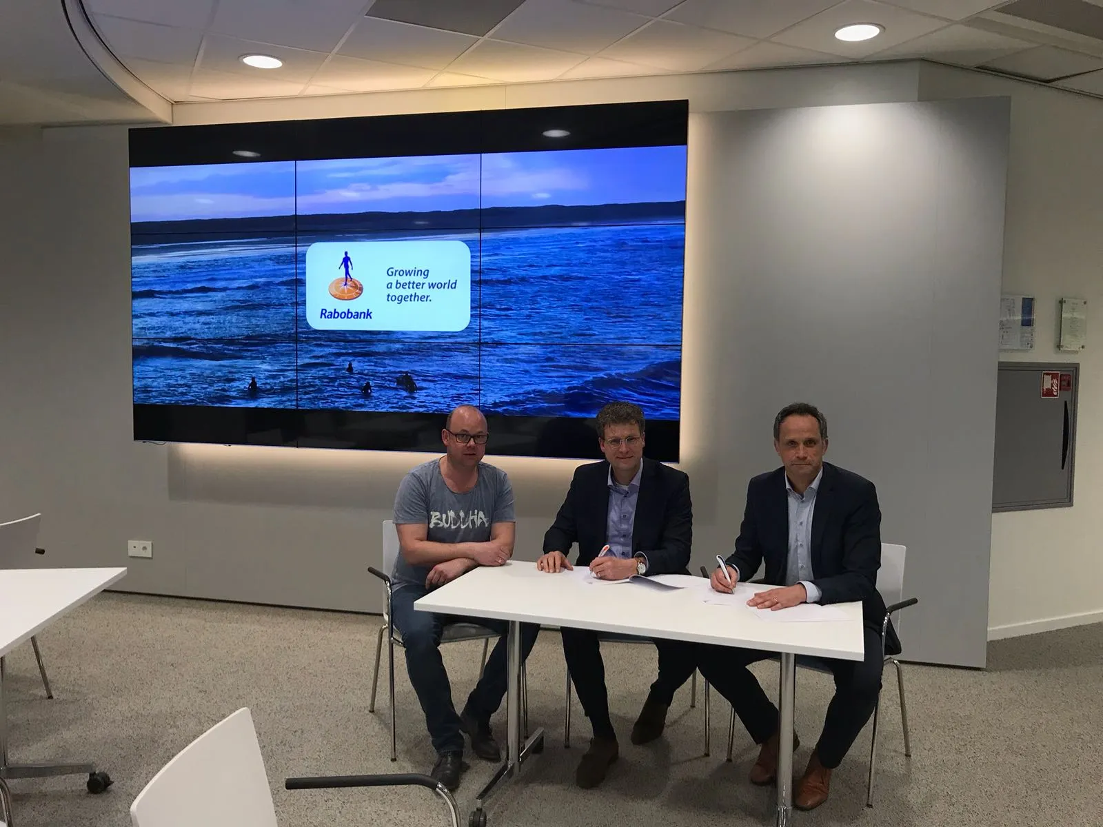 step noordoostpolder en rabobank tekenen sponsorcontract