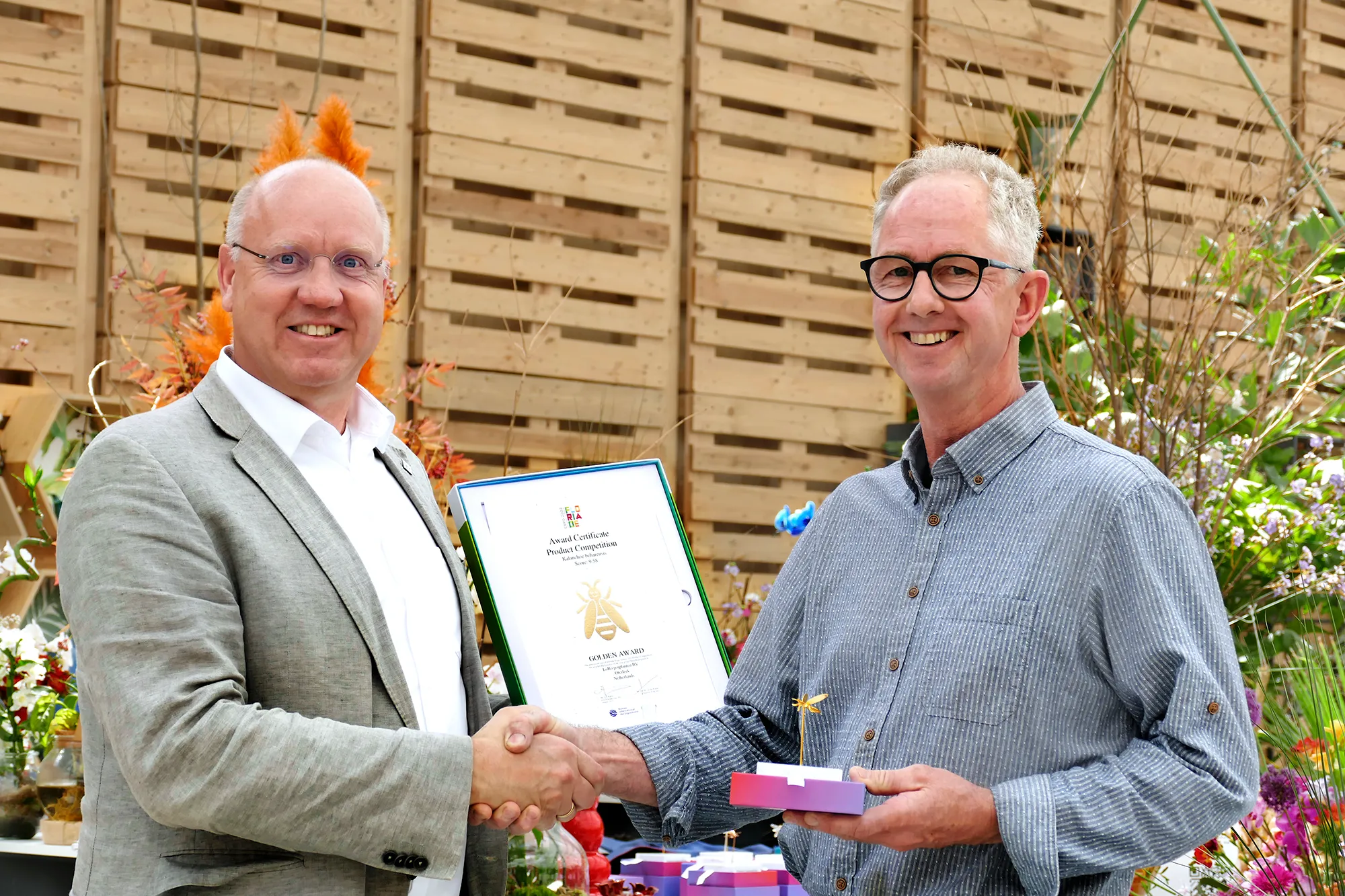 verkleind bewerkt prijsuitreiking golden award greenhouse