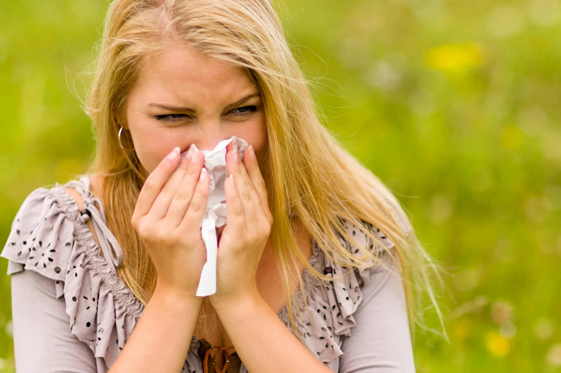 woman with a hay fever publicdomainpicturesnet petr kratochvil