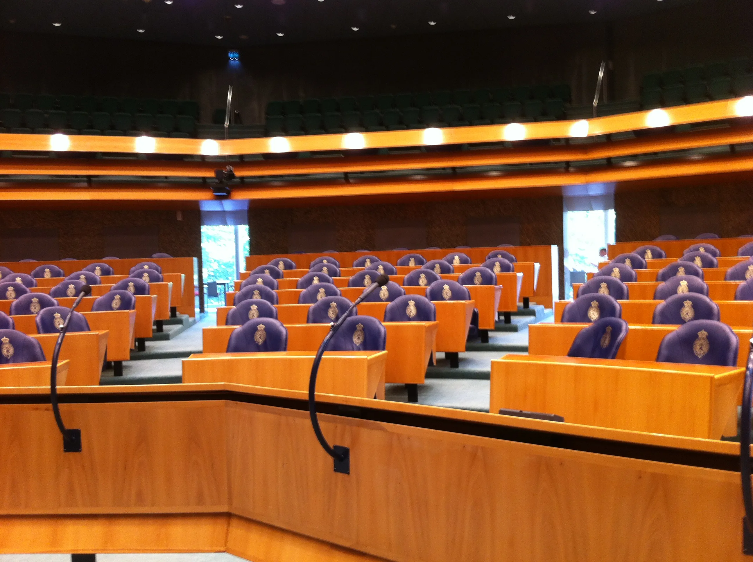 zetels van tweede kamer