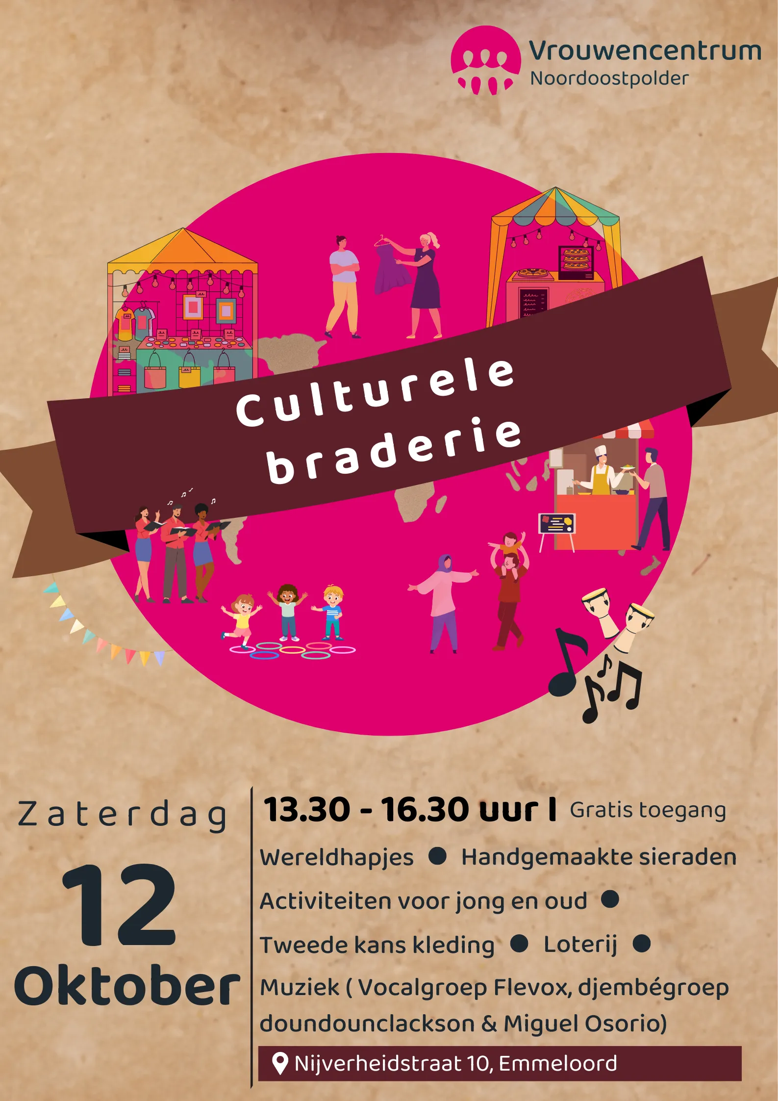 culturele braderie 12 oktober 2024