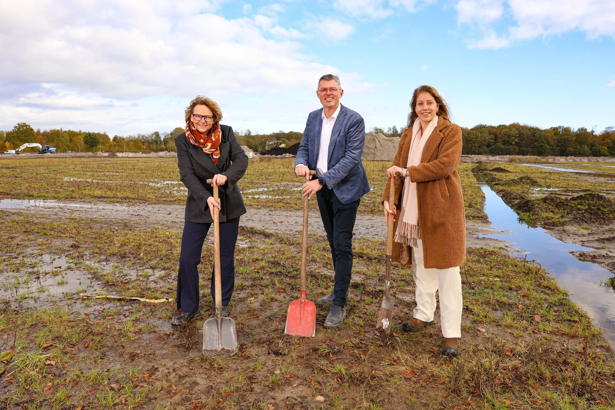 Judith de Groot (Mercatus), Nathalie Bakker en Arjan van 't Hul (Ter Steege Bouw Vastgoed Apeldoorn)