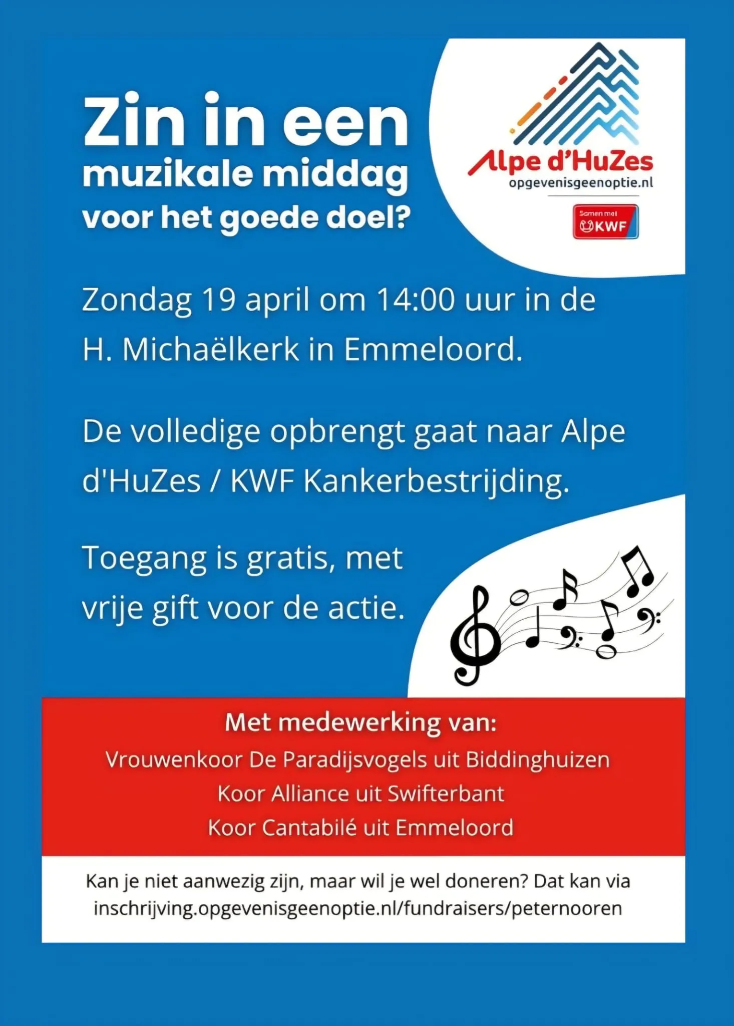 Benefiet concert Alpe d'HuZes