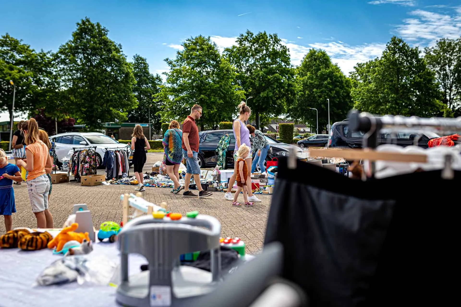 Foto vrijmarkt