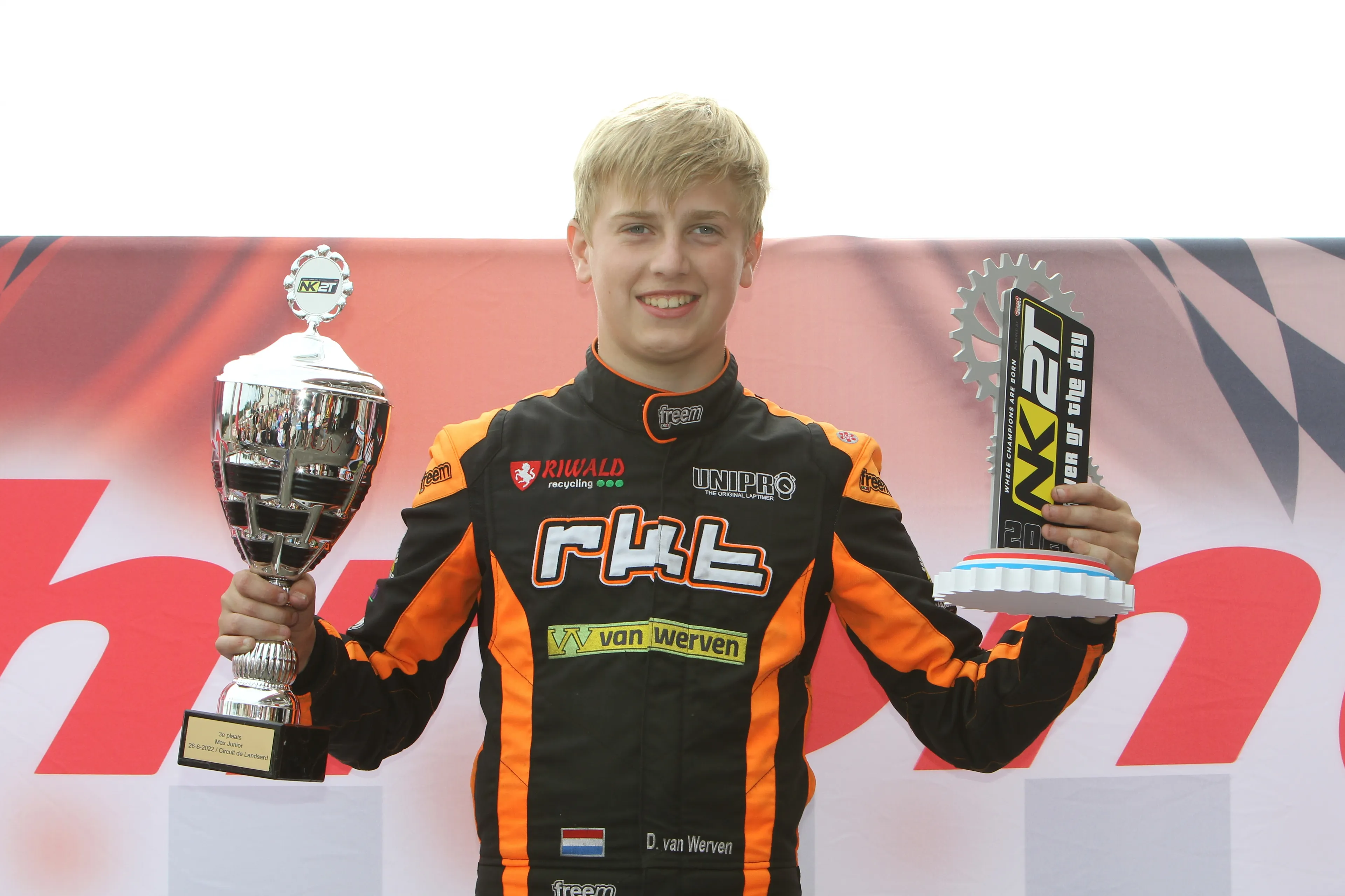 karttalent dion van werven naar podium op nk karting e90b6771