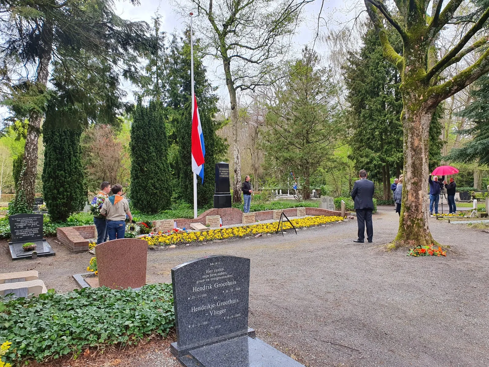 opname herdenkingsceremonie