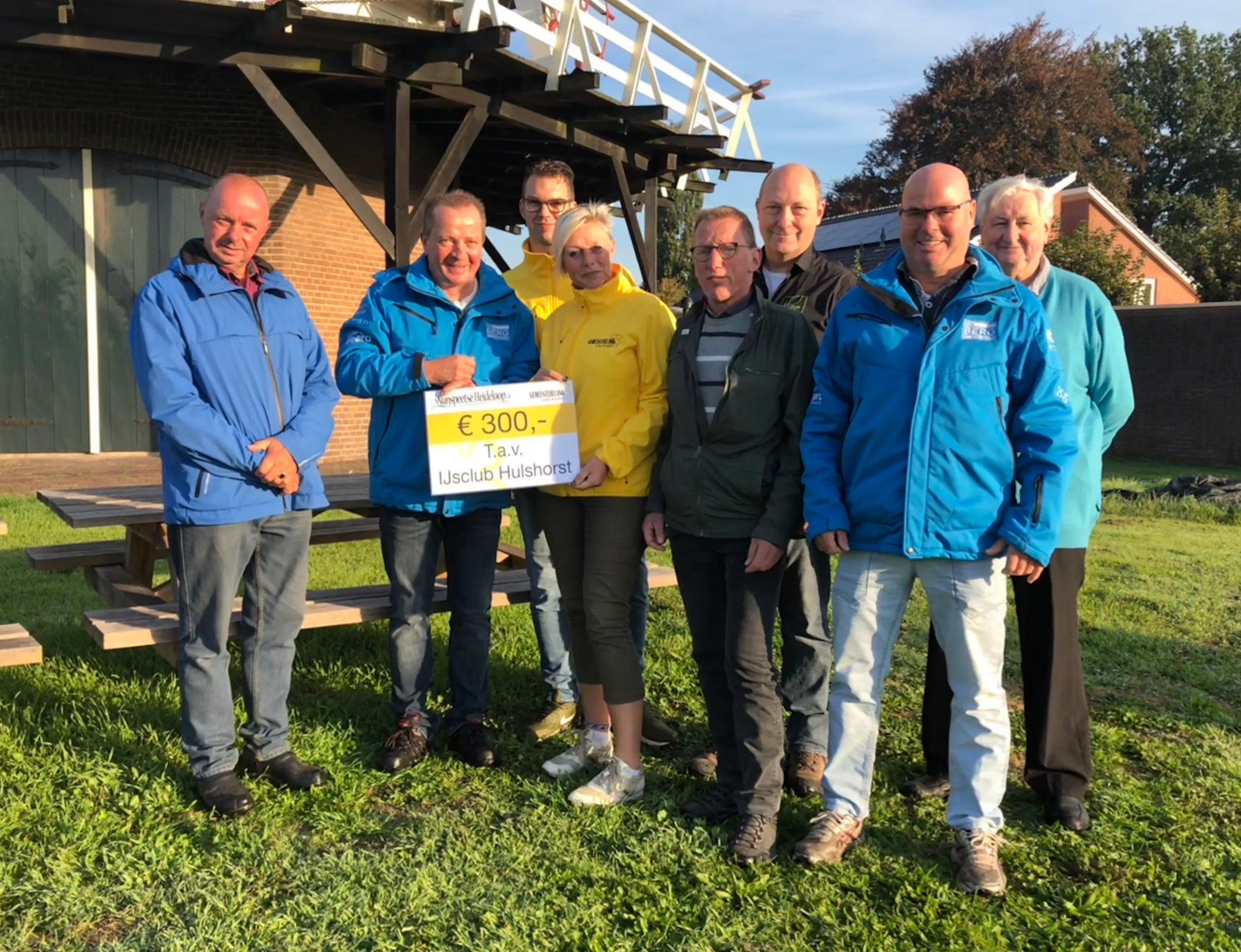 overhandiging cheque