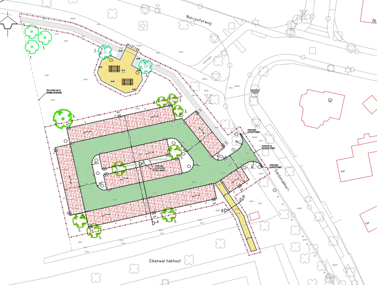 parkeerterrein vierhouten ganzenakkers nunspeterweg gemeente nunspeet