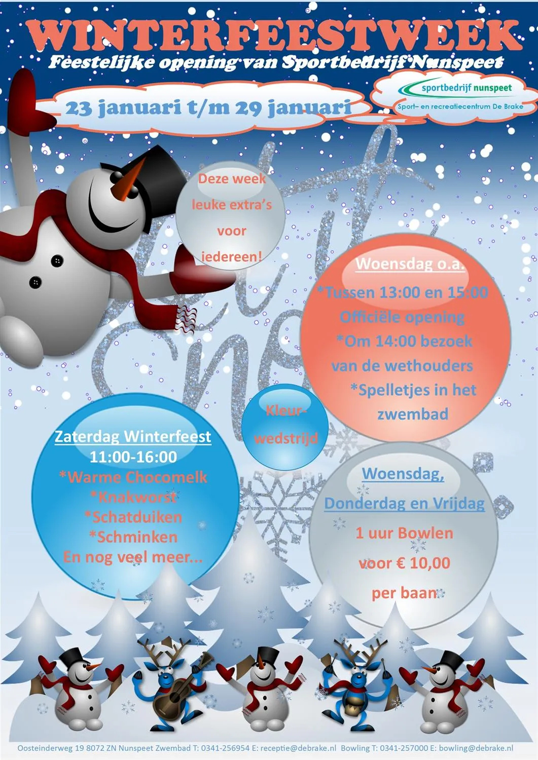poster winterfeestweek brake