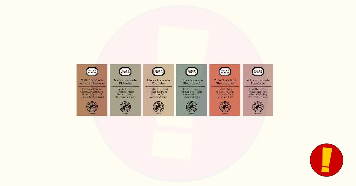 recall dille kamille chocolade mini assorti productfoto