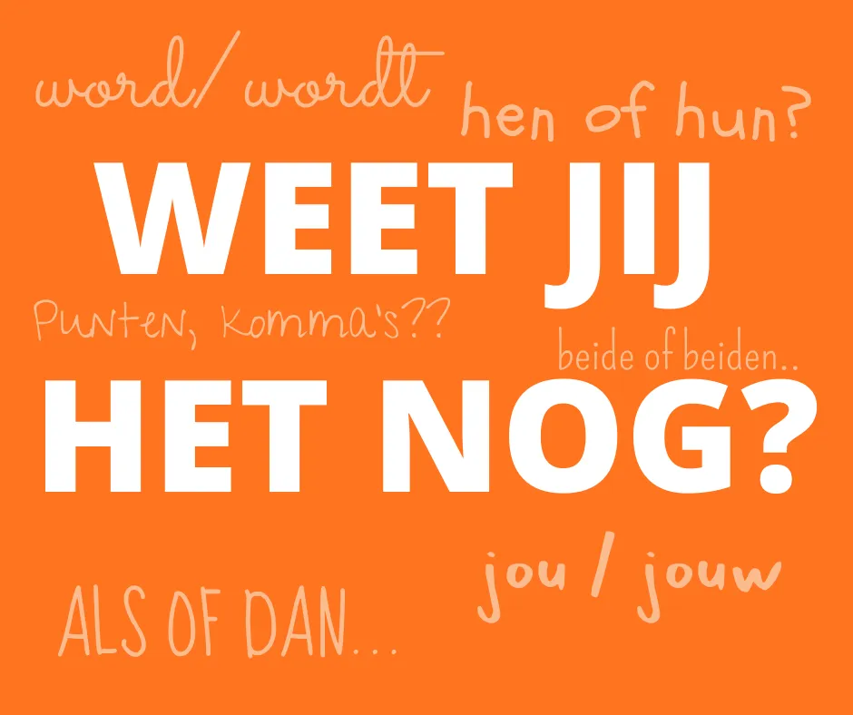 weet jij het nog algemeen beeld