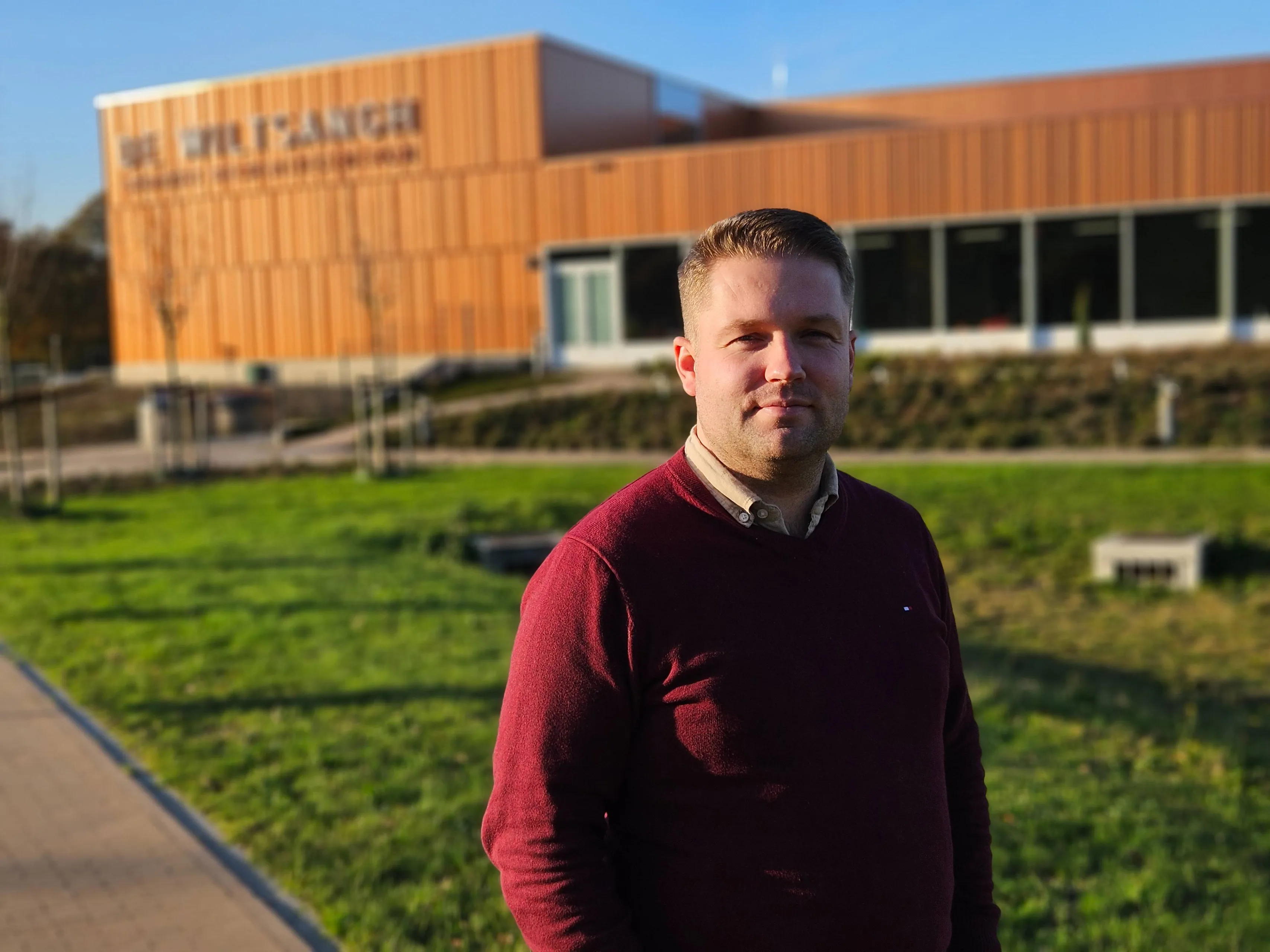 Foto raadslid Gerrald Bronkhorst bij de Wiltsangh