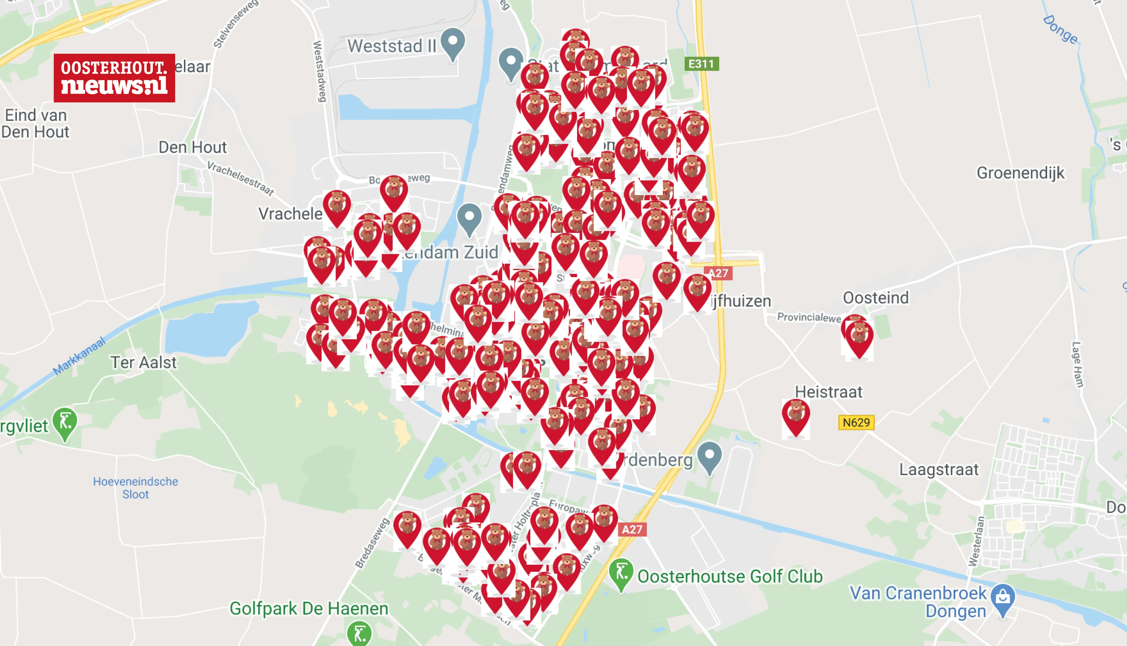 berenjacht kaart