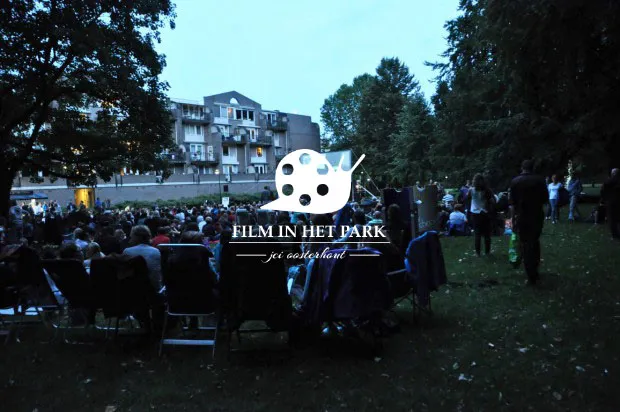 film in het park