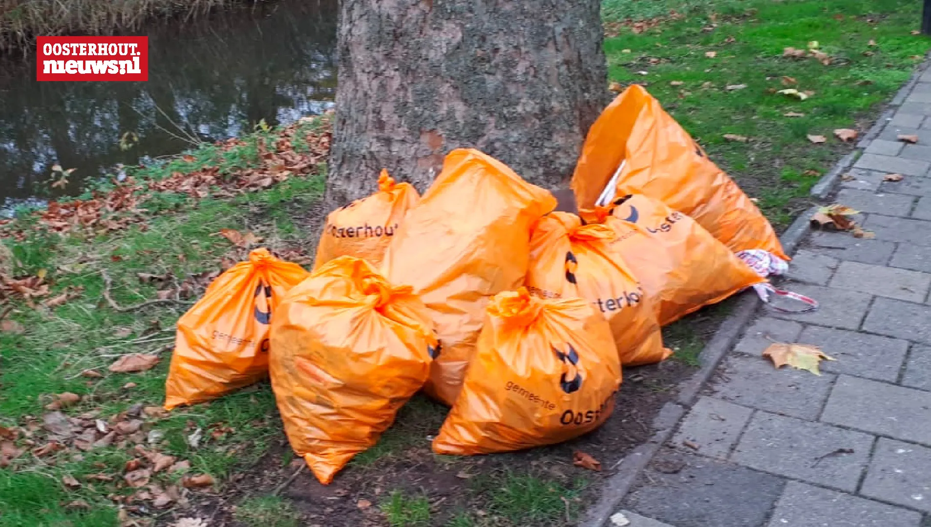 oranje vuilniszakken zappers