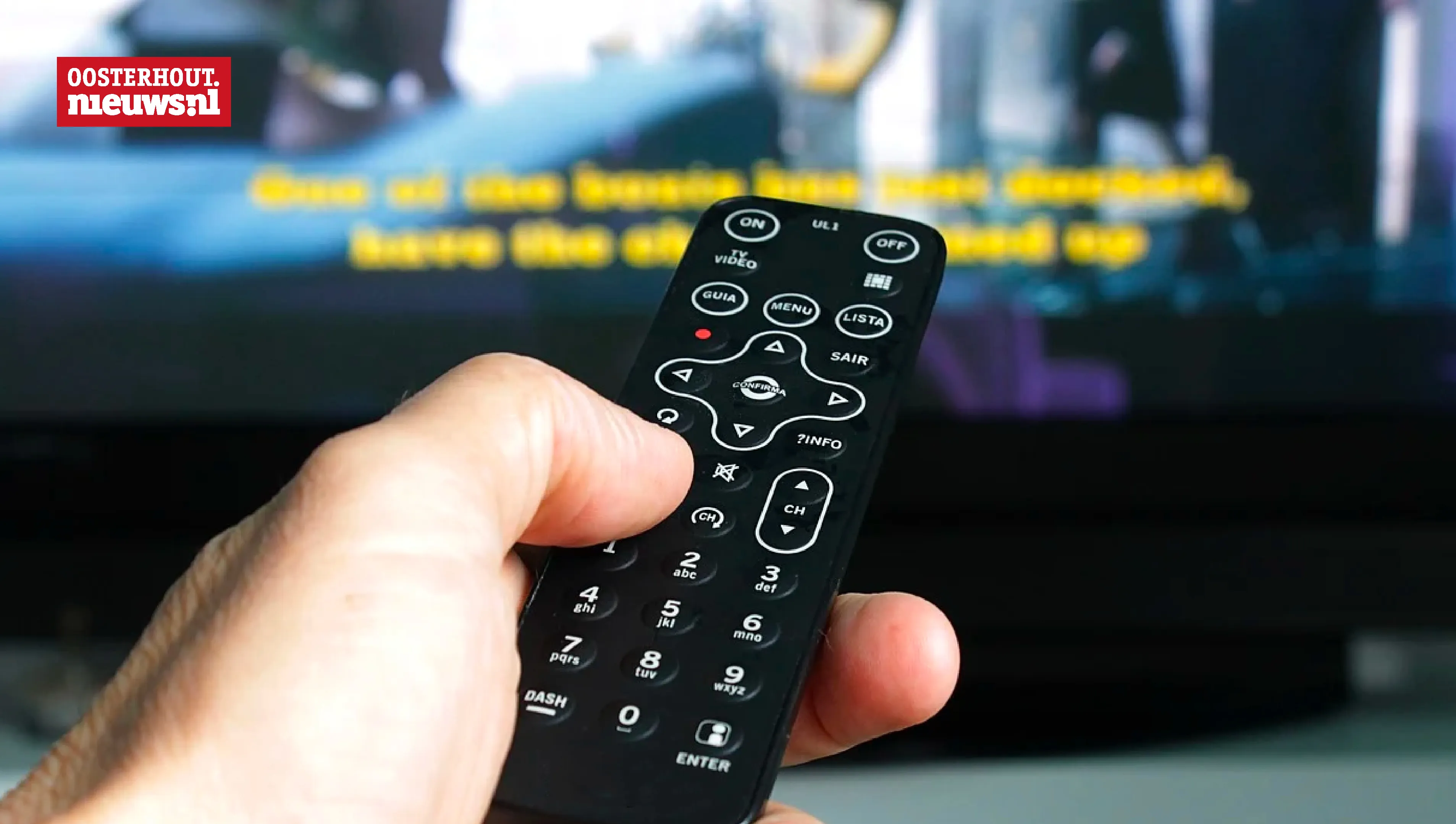 televisie afstandsbediening