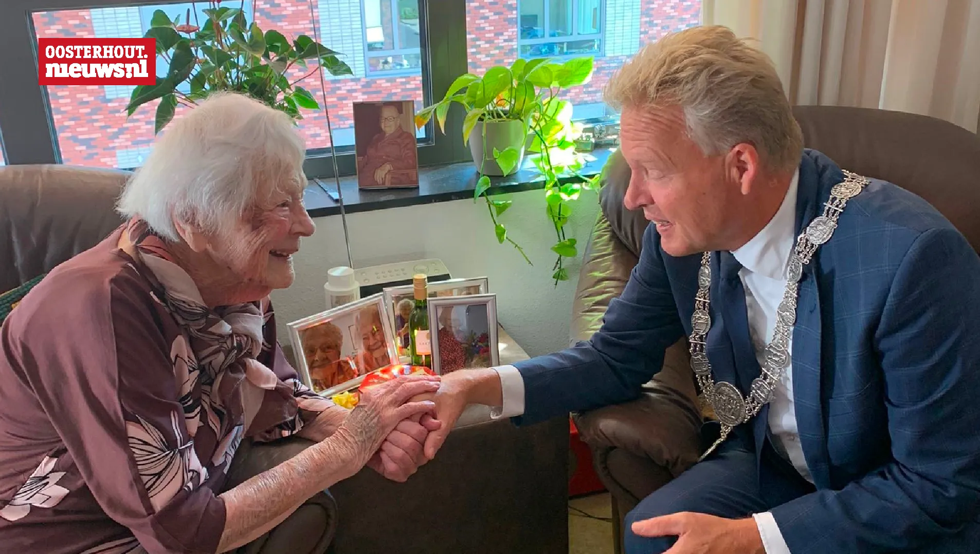 burgemeester op bezoek