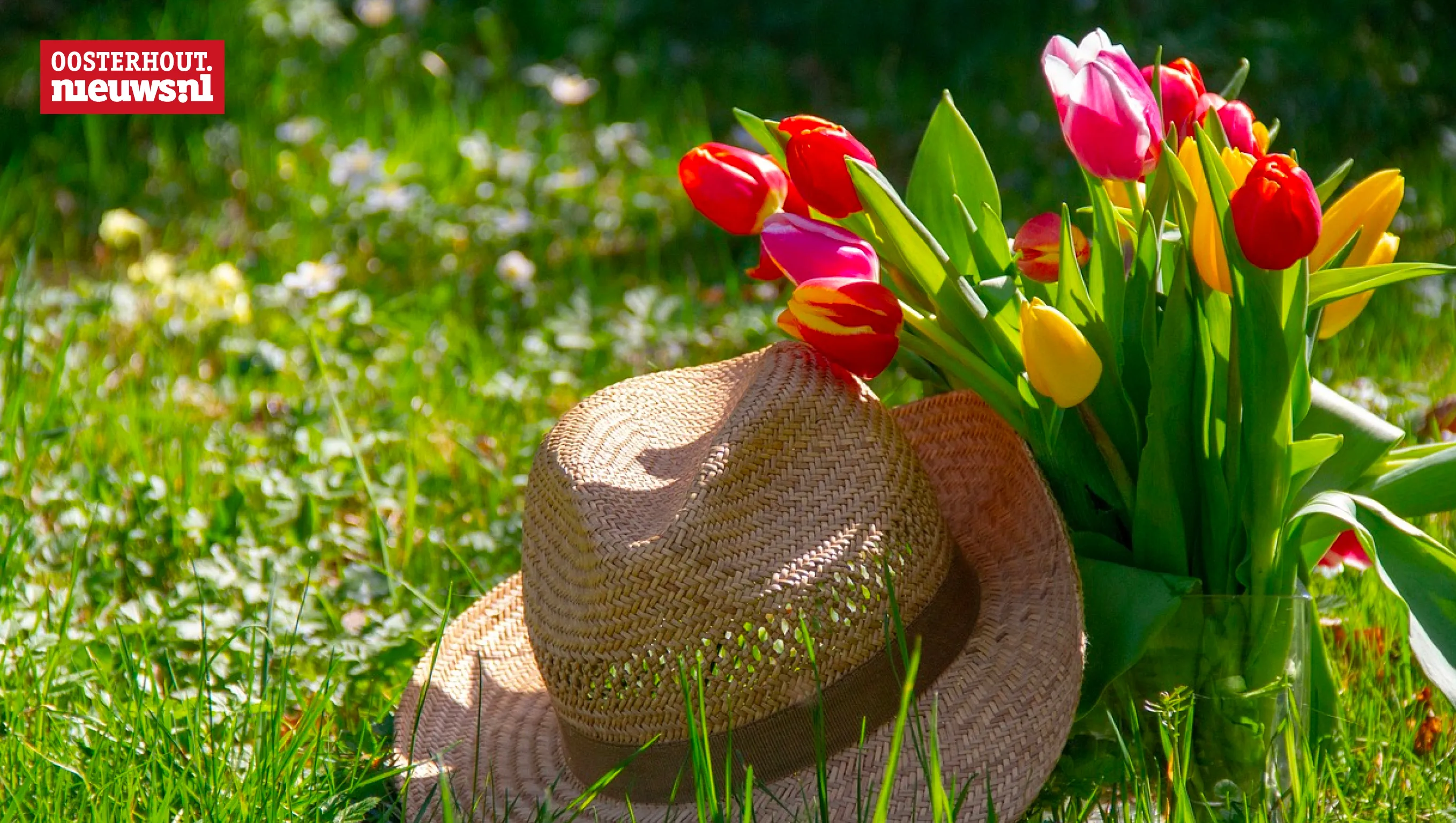 lente bloemen hoed