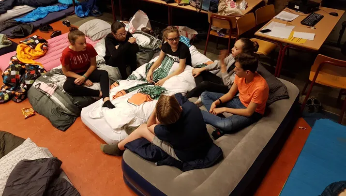 oelbert slapen school