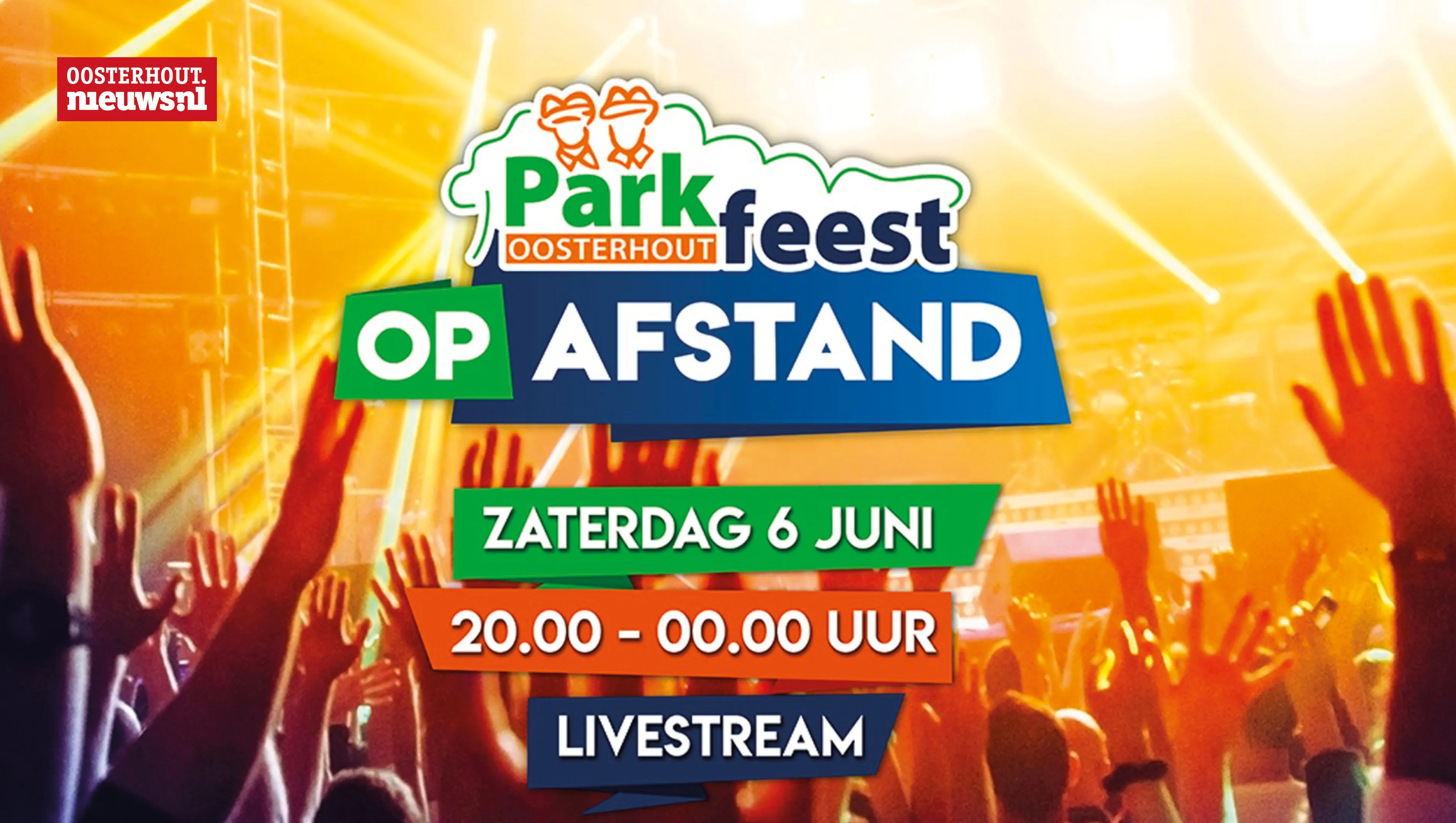 parkfeest op afstand
