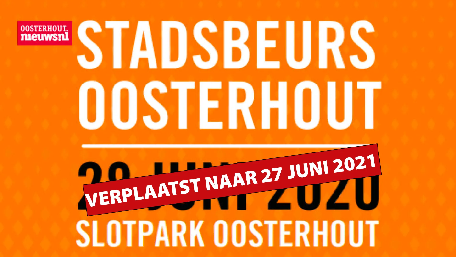 stadsbeurs verplaatst