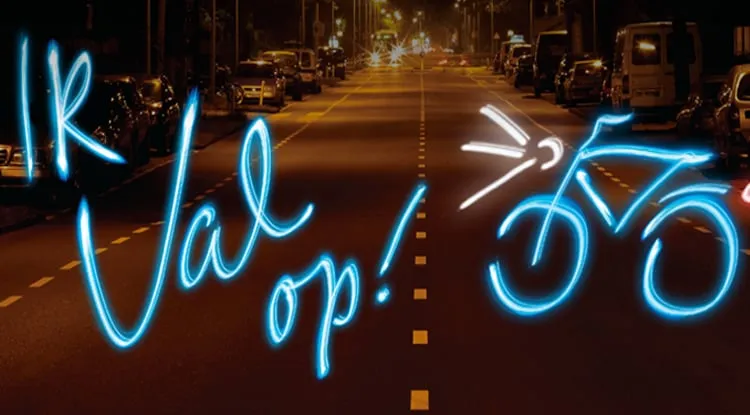 val op fiets verlichting