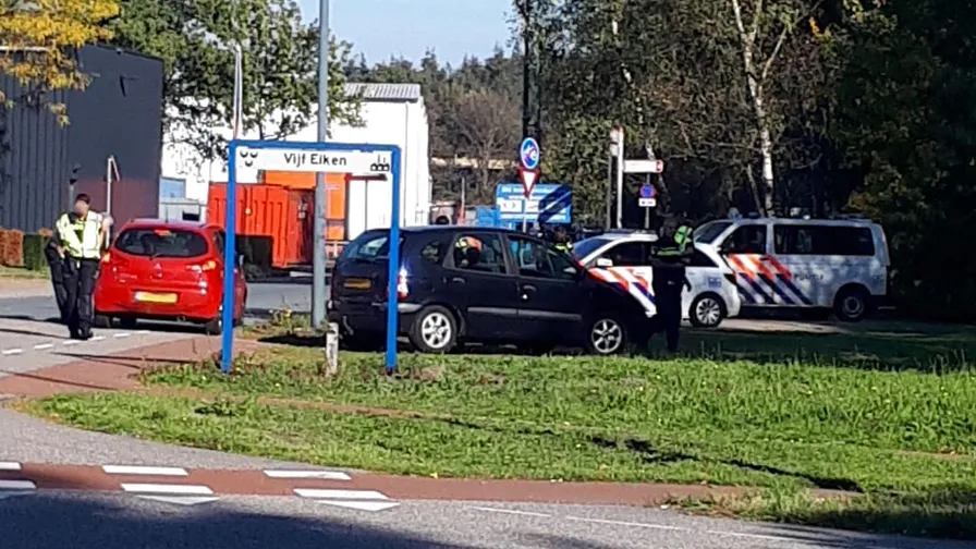 verkeerscontrole vijf eiken