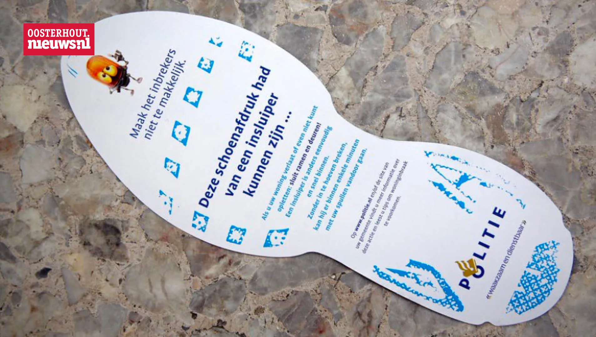 voetjesactie politie