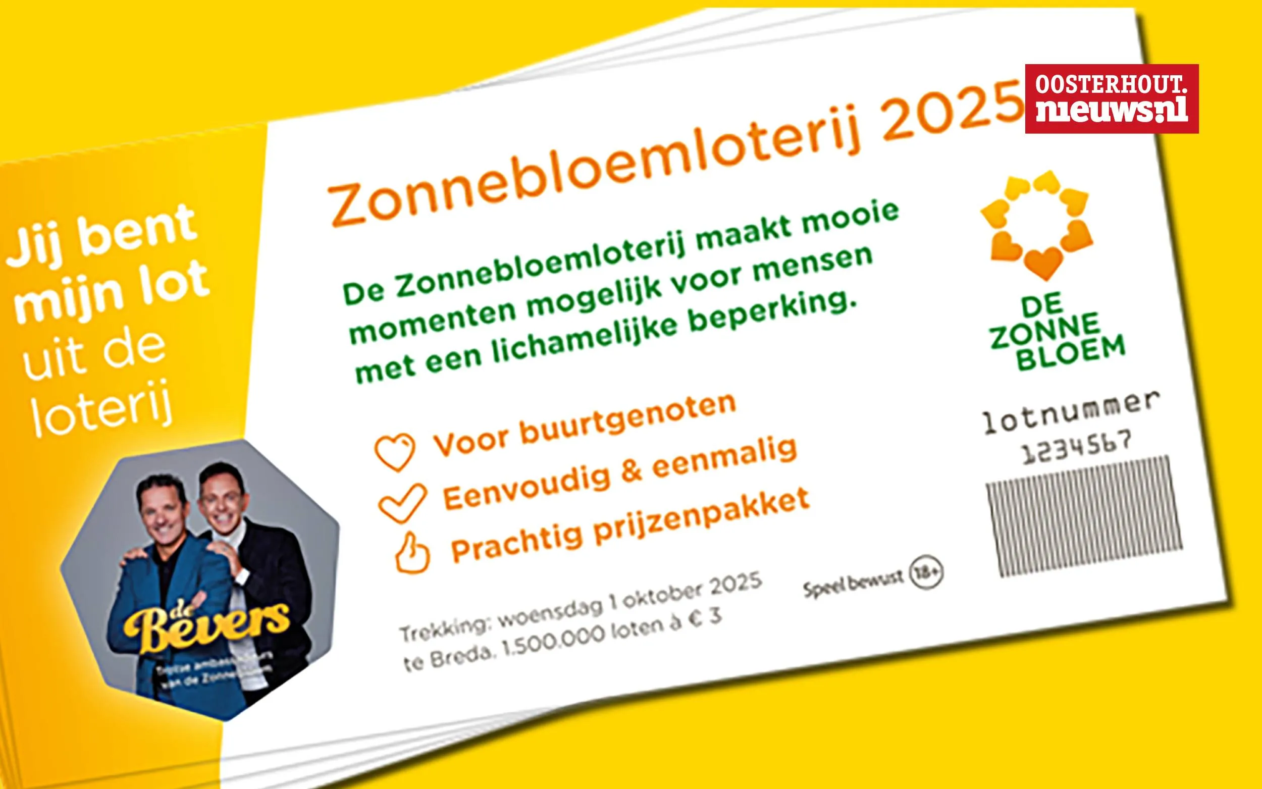 zonnebloemloterij 2025