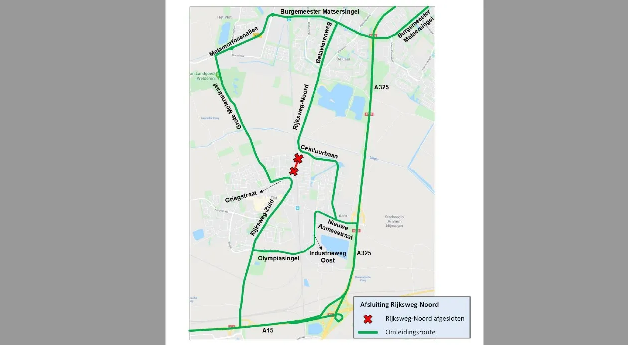 afsluiting rijksweg noord 3