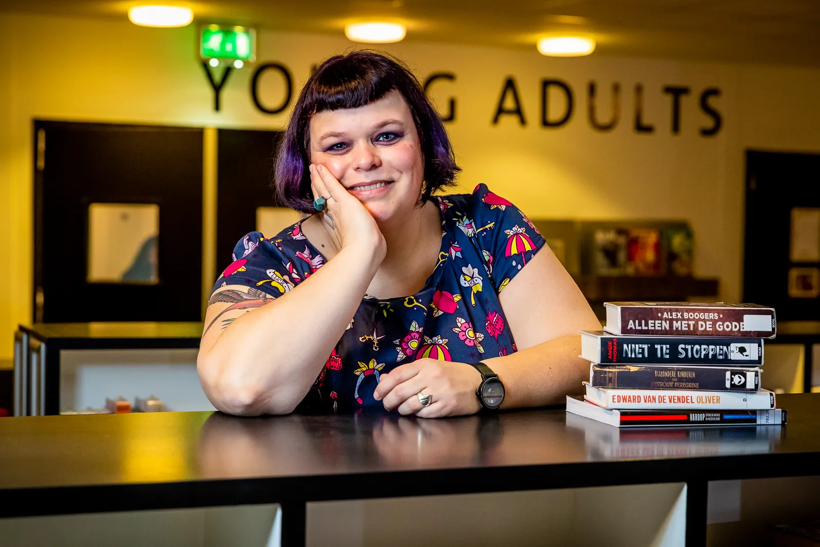 bibliotheekmedewerker marjolein hordijk fotograaf marcel krijgsman