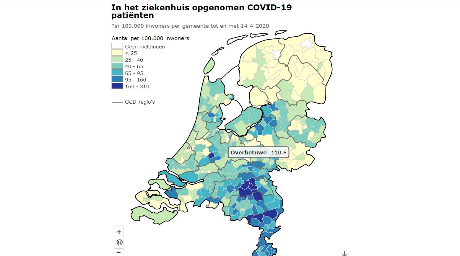 corona patinten 14 april 2020