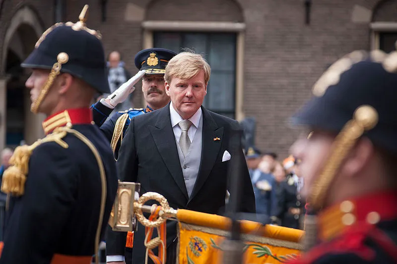 koning willem alexander op prinsjesdag 2013