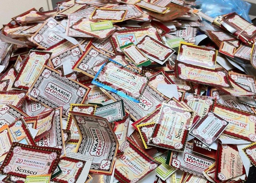 punten stapel op tafel