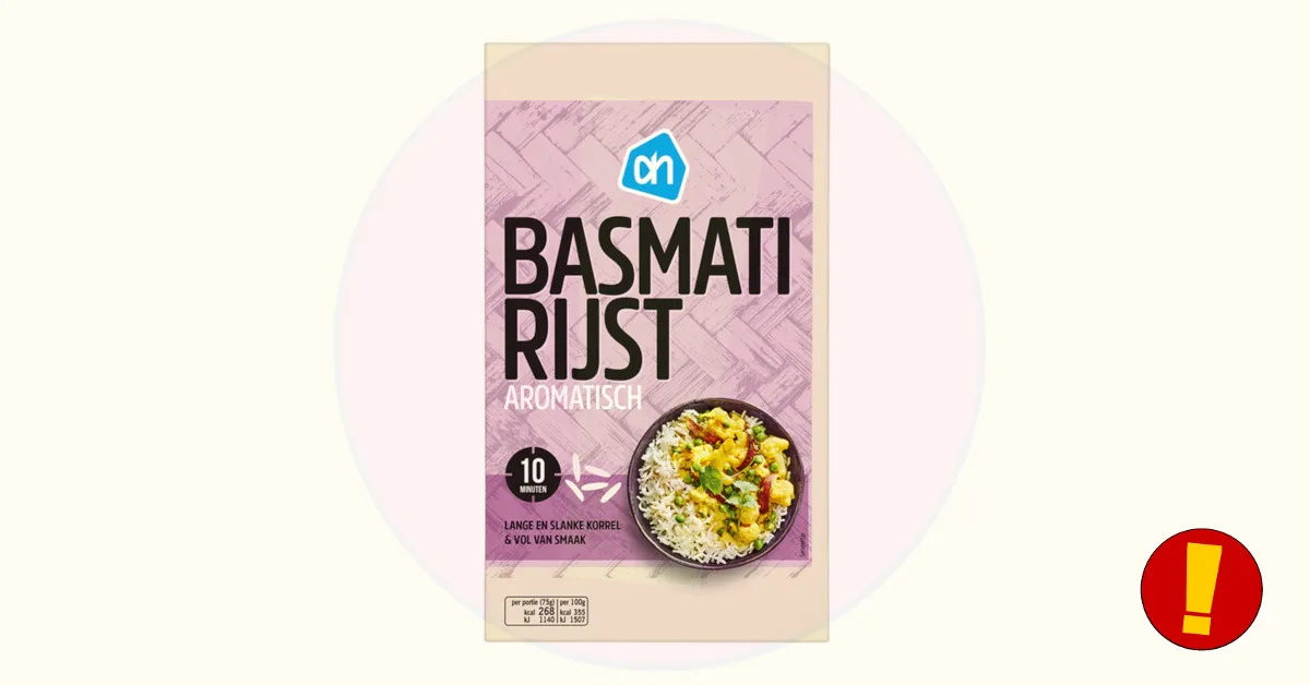recall ah basmatirijst productfoto