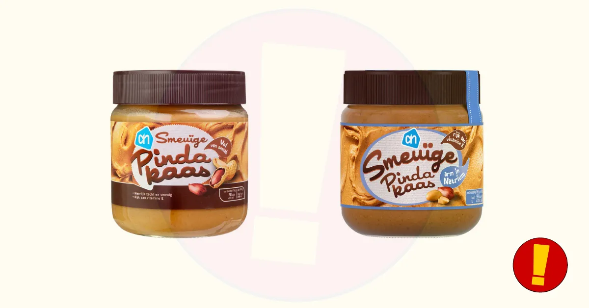 recall ah pindakaas pindakaas natriumarm productfotofb