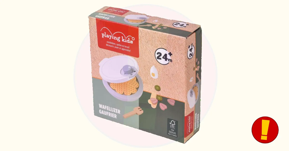 recall kruidvat trekpleister prijsmepper playing kids speelgoedwafelijzer productfoto