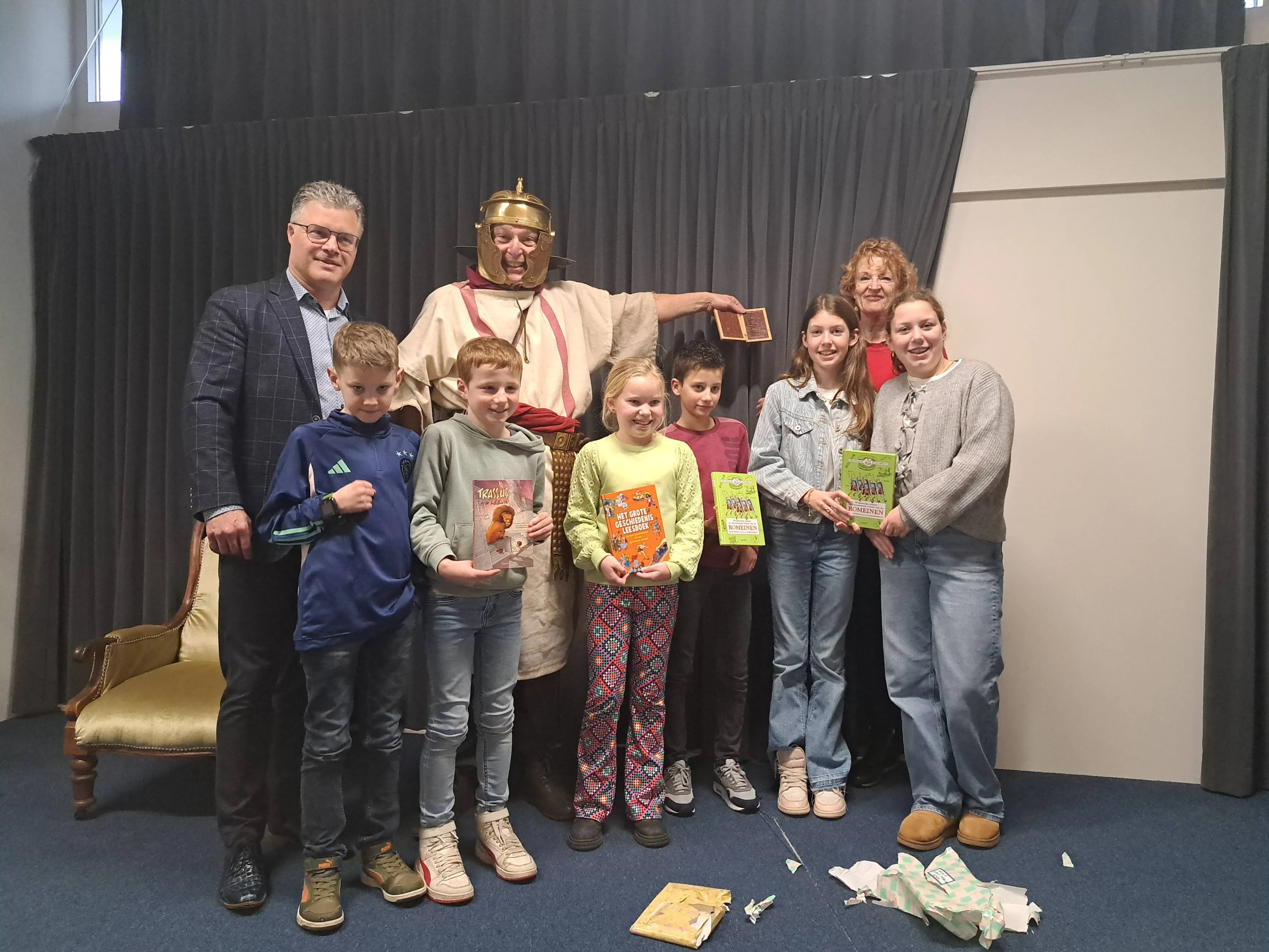 prijsuitreiking op de clara fabriciusschool