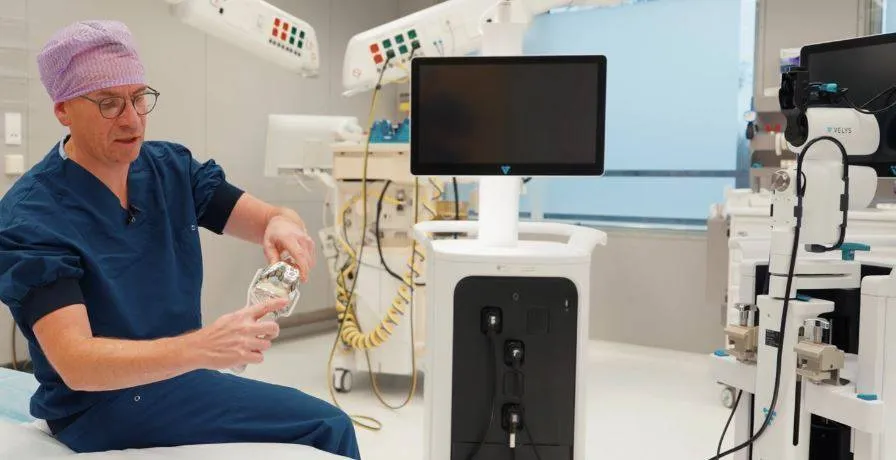 20260121 Robot helpt bij knievervanging in Ziekenhuis Gelderse Vallei