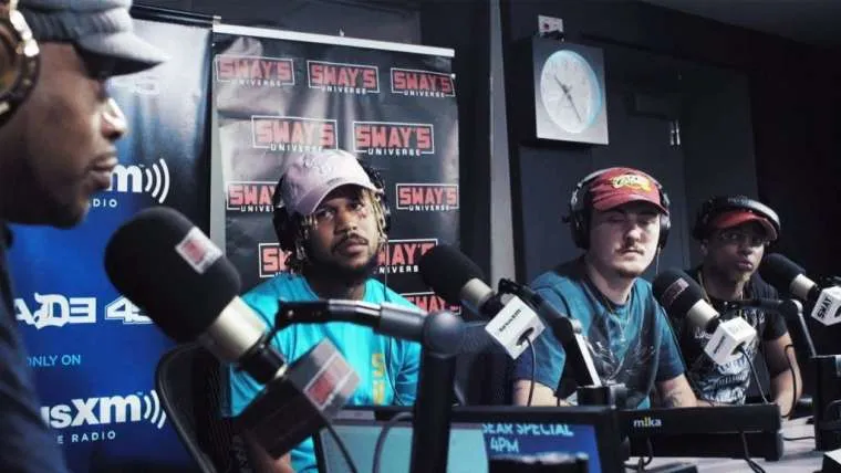 in de nieuwste aflevering van the perfect beat maken emms bokoesam en jack hirak een track en gaan ze langs bij sway